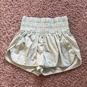 Free People Mint Green Athletic Shorts